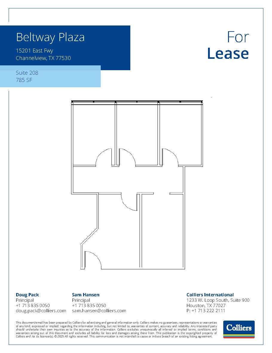 15201 East Fwy, Channelview, TX à louer Plan d’étage– Image 1 sur 1