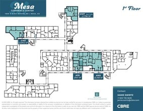 1930 S Alma School Rd, Mesa, AZ à louer Plan d’étage– Image 1 sur 4