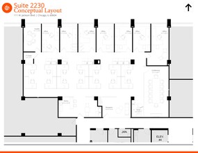 111 W Jackson Blvd, Chicago, IL à louer Plan de site– Image 1 sur 3