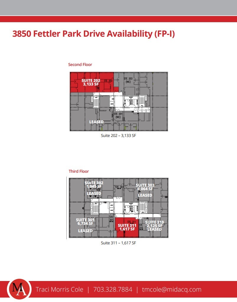 3850 Fettler Park Dr, Dumfries, VA à louer Plan d’étage– Image 1 sur 1