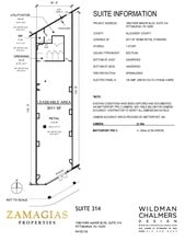 1000-1450 Park Manor Blvd, Pittsburgh, PA à louer Plan d’étage– Image 2 sur 2