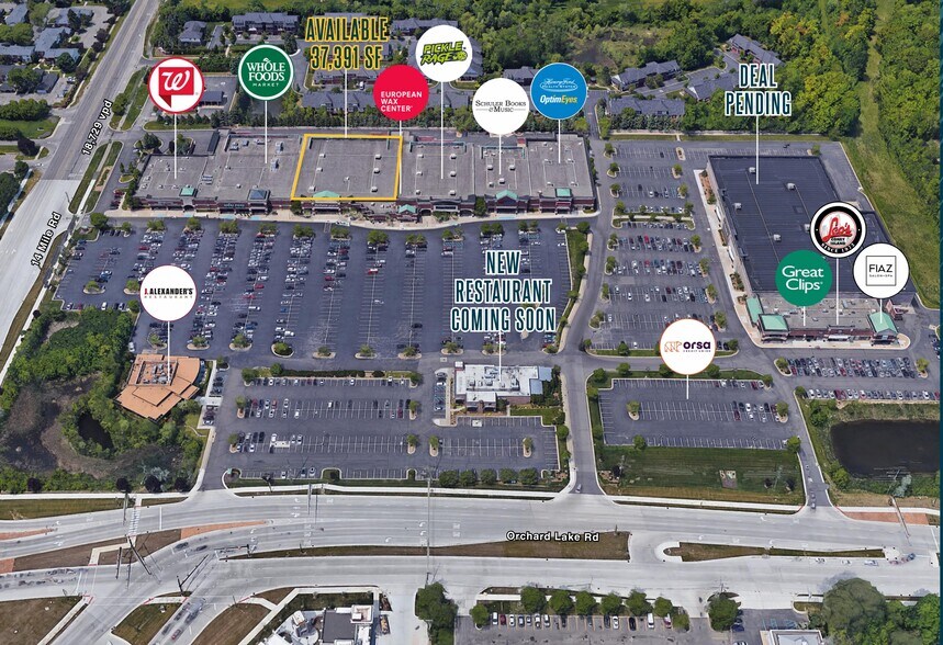 7230-7380 Orchard Lake Rd, West Bloomfield, MI à louer - Photo principale – Image 1 sur 3