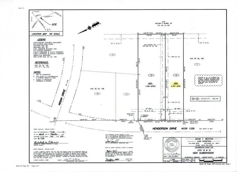 2520 Henderson, Jacksonville, NC à vendre - Photo de l’immeuble – Image 3 sur 3