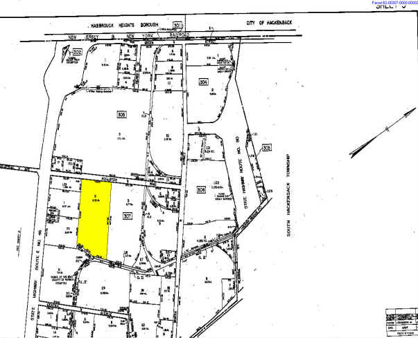 100 Hollister Rd, Teterboro, NJ à louer - Plan cadastral – Image 2 sur 2