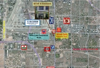 6725 S Eastern Ave, Las Vegas, NV - VUE AÉRIENNE  vue de carte - Image1