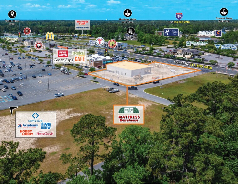 10505 Canal Crossing rd, Brunswick, GA à vendre - Plan de site – Image 3 sur 4