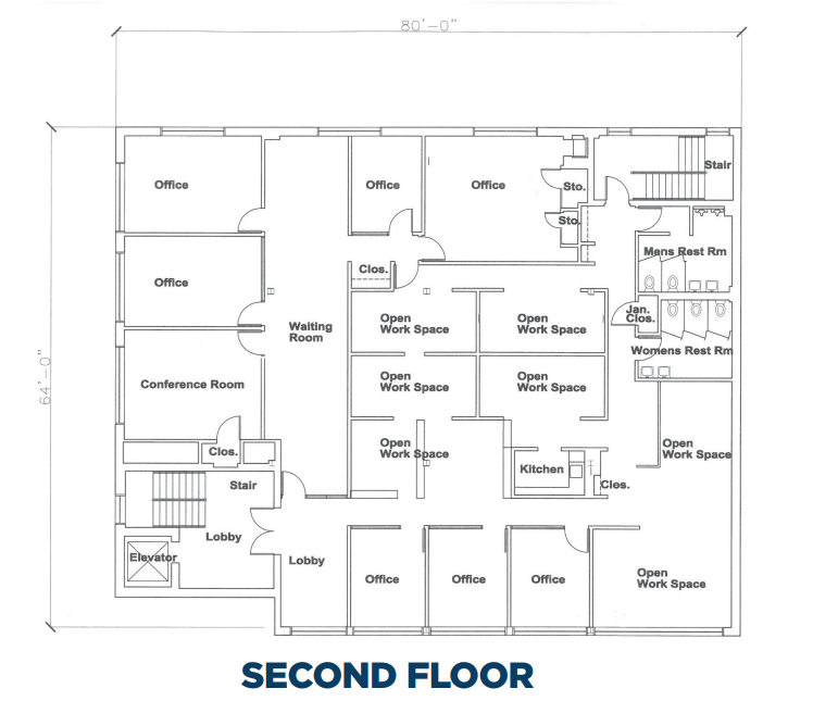 2930 Euclid Ave, Cleveland, OH à louer Plan d’étage– Image 1 sur 1