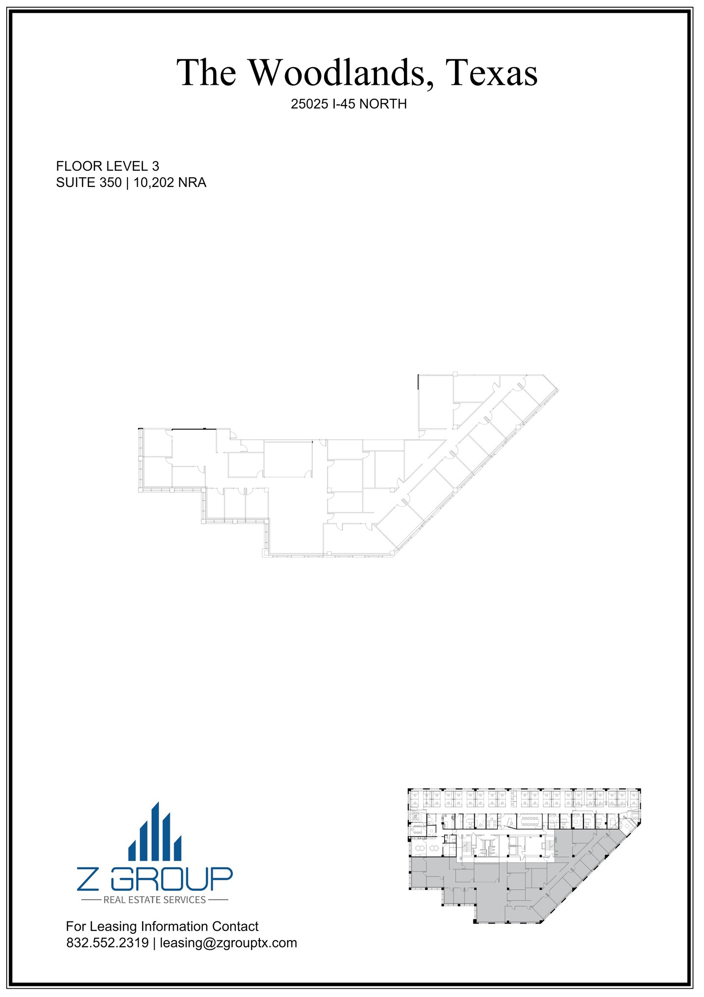 25025 N I-45 Fwy, The Woodlands, TX à louer Plan de site– Image 1 sur 1