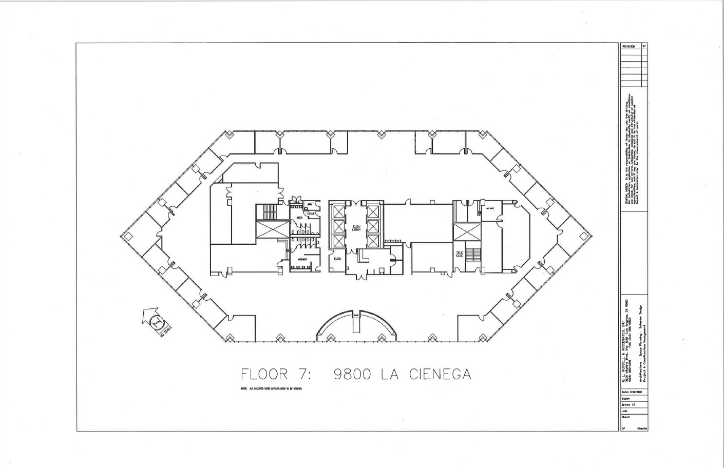 9800 S La Cienega Blvd, Inglewood, CA à louer Plan d’étage– Image 1 sur 1