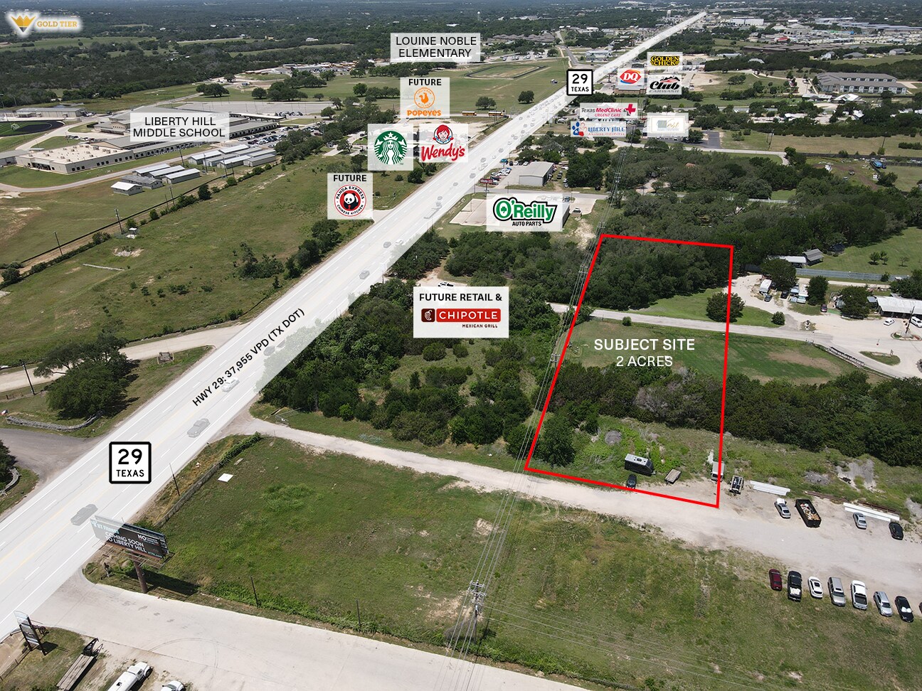 12920 W Highway 29, Liberty Hill, TX à vendre Photo de l’immeuble– Image 1 sur 8