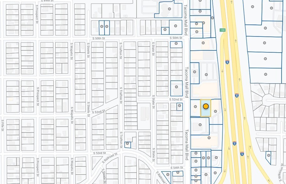 5209 Tacoma Mall Blvd, Tacoma, WA à louer - Plan cadastral – Image 2 sur 2