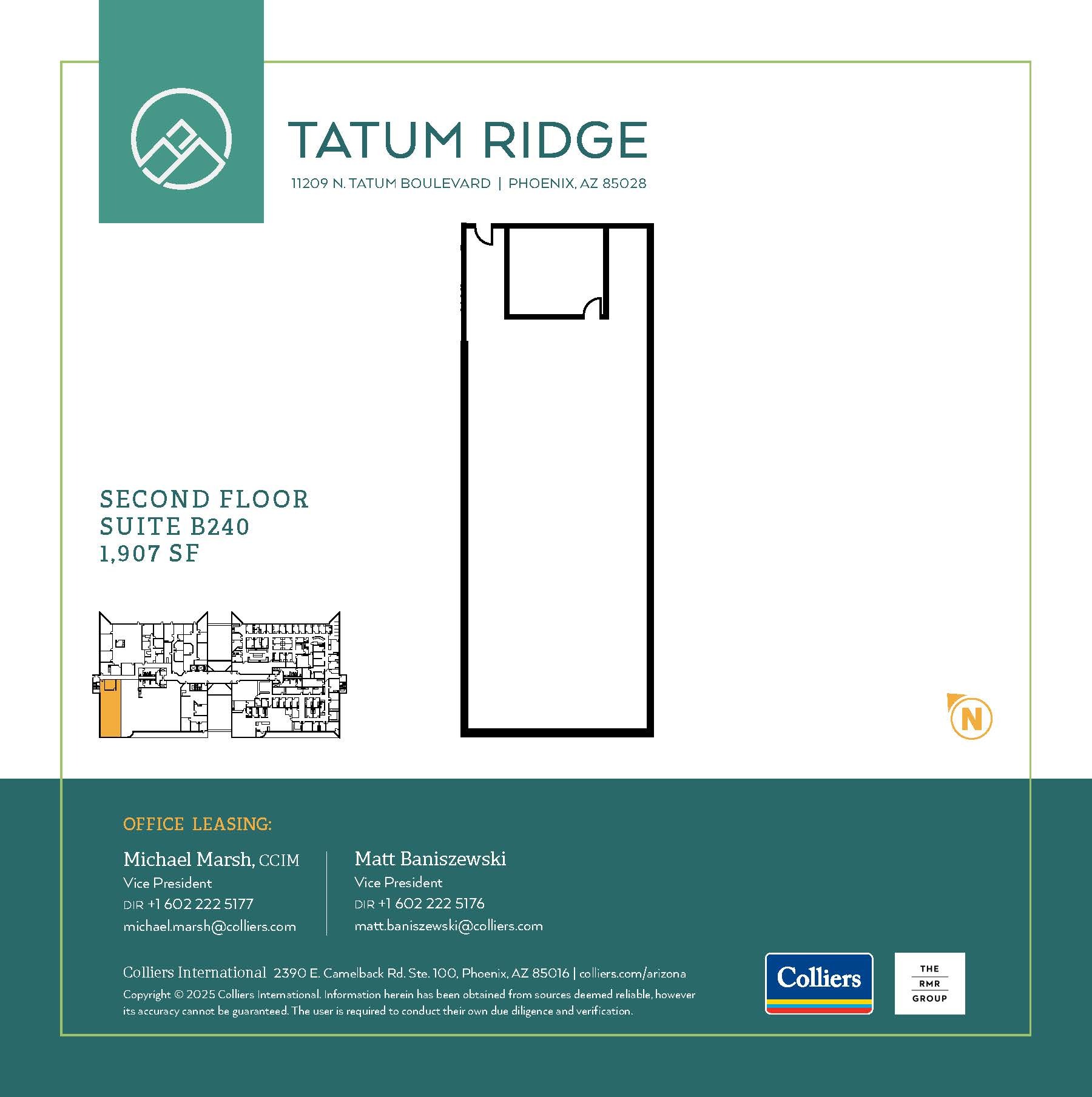 11209 N Tatum Blvd, Phoenix, AZ à louer Plan d’étage– Image 1 sur 1