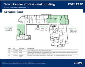 24361 El Toro Rd, Laguna Woods, CA à louer Plan d’étage– Image 1 sur 1