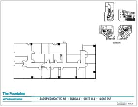 3495 Piedmont Rd NE, Atlanta, GA à louer Plan d’étage– Image 1 sur 1