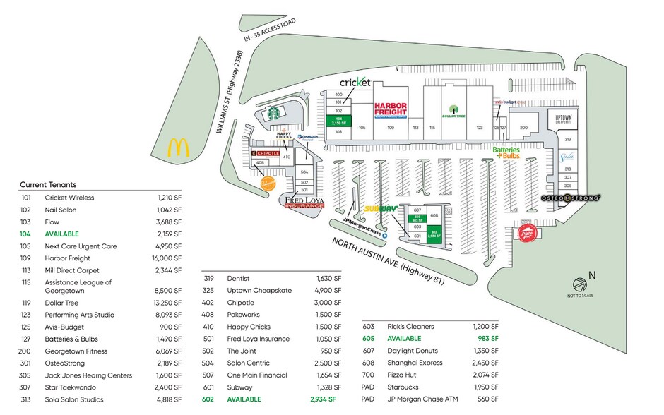 900-930 N Austin Ave, Georgetown, TX à louer - Photo de l’immeuble – Image 3 sur 10