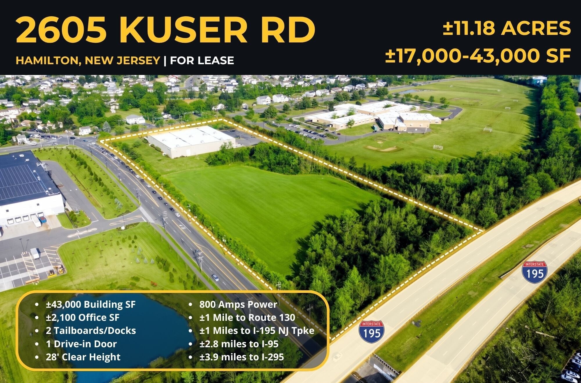 2605 Kuser Rd, Hamilton, NJ à louer Photo de l’immeuble– Image 1 sur 9