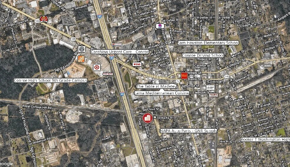 901 Santa Fe St, Conroe, TX à vendre - Aérien – Image 2 sur 18