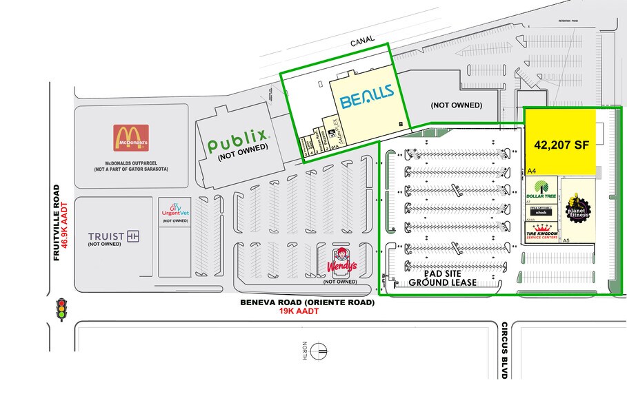 501 N Beneva Rd, Sarasota, FL à louer - Photo de l’immeuble – Image 2 sur 8