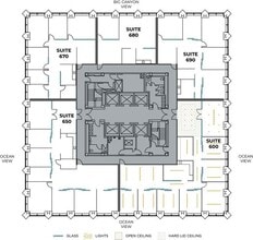 620 Newport Center Dr, Newport Beach, CA à louer Plan d’étage– Image 2 sur 5