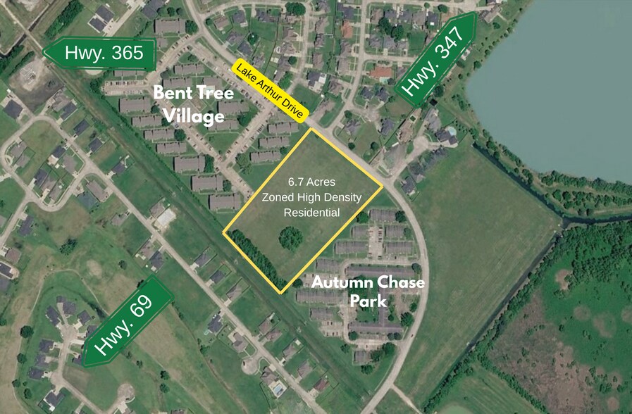 7051 Lake Arthur Dr, Port Arthur, TX à vendre - Aérien – Image 2 sur 17