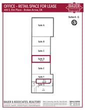 400 S Elm Plz, Broken Arrow, OK à louer Plan de site– Image 1 sur 1