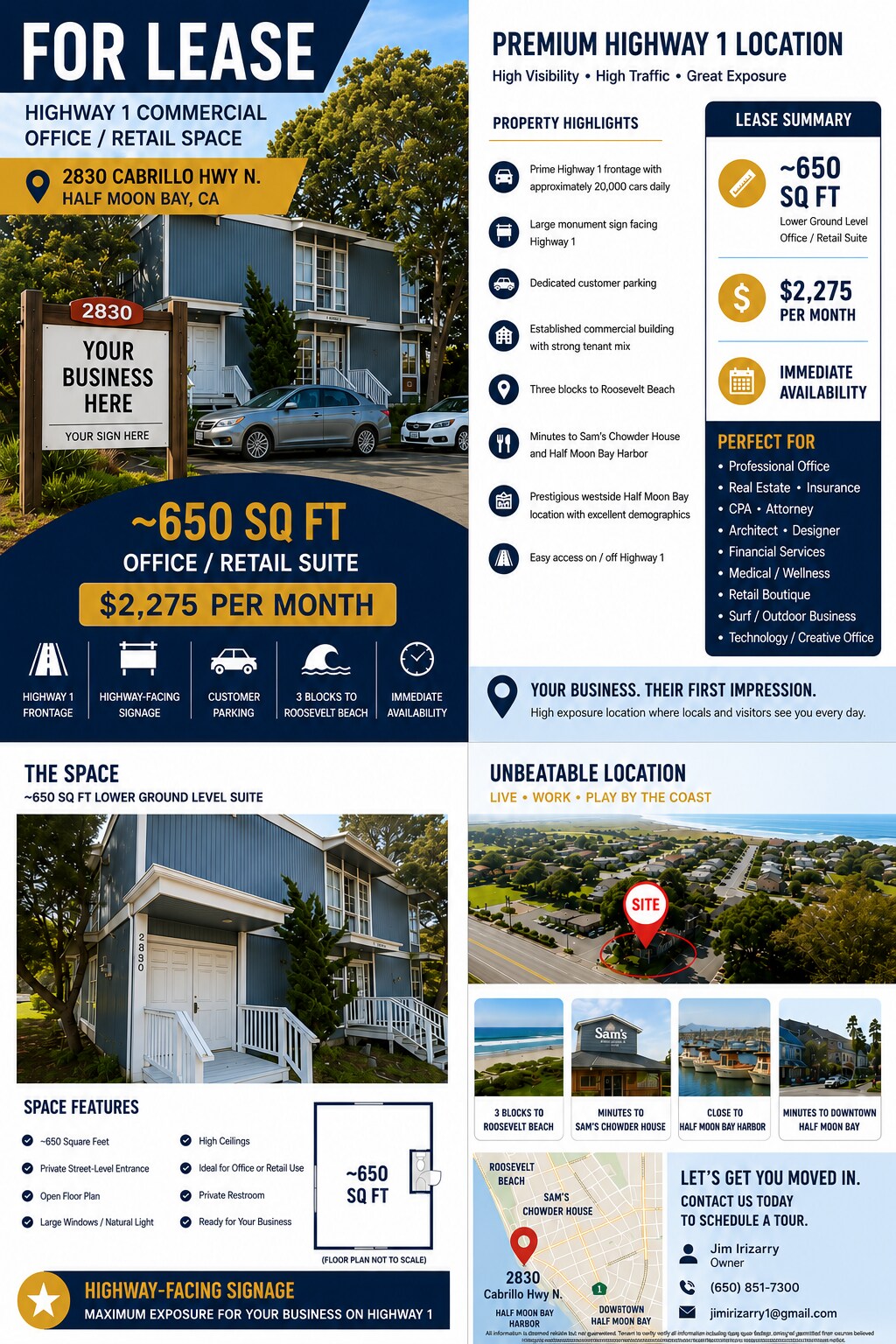 2830 Cabrillo Hwy N, Half Moon Bay, CA à louer Autre– Image 1 sur 1