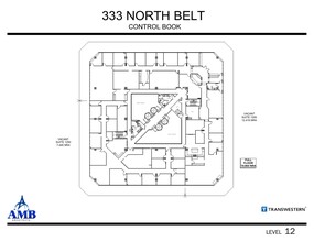 333 N Sam Houston Pky E, Houston, TX à louer Plan d’étage– Image 1 sur 1