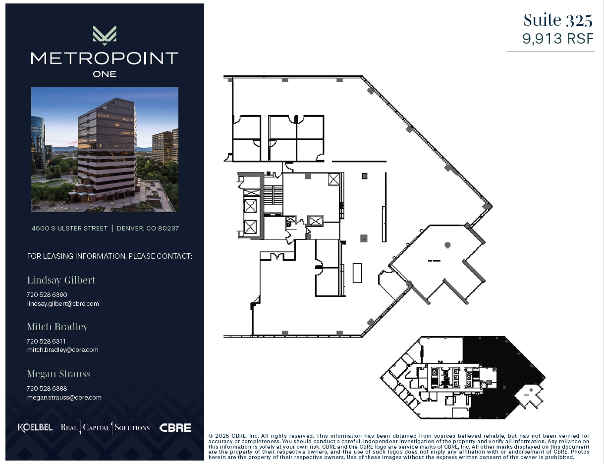 4600 S Ulster St, Denver, CO à louer Plan d’étage– Image 1 sur 1