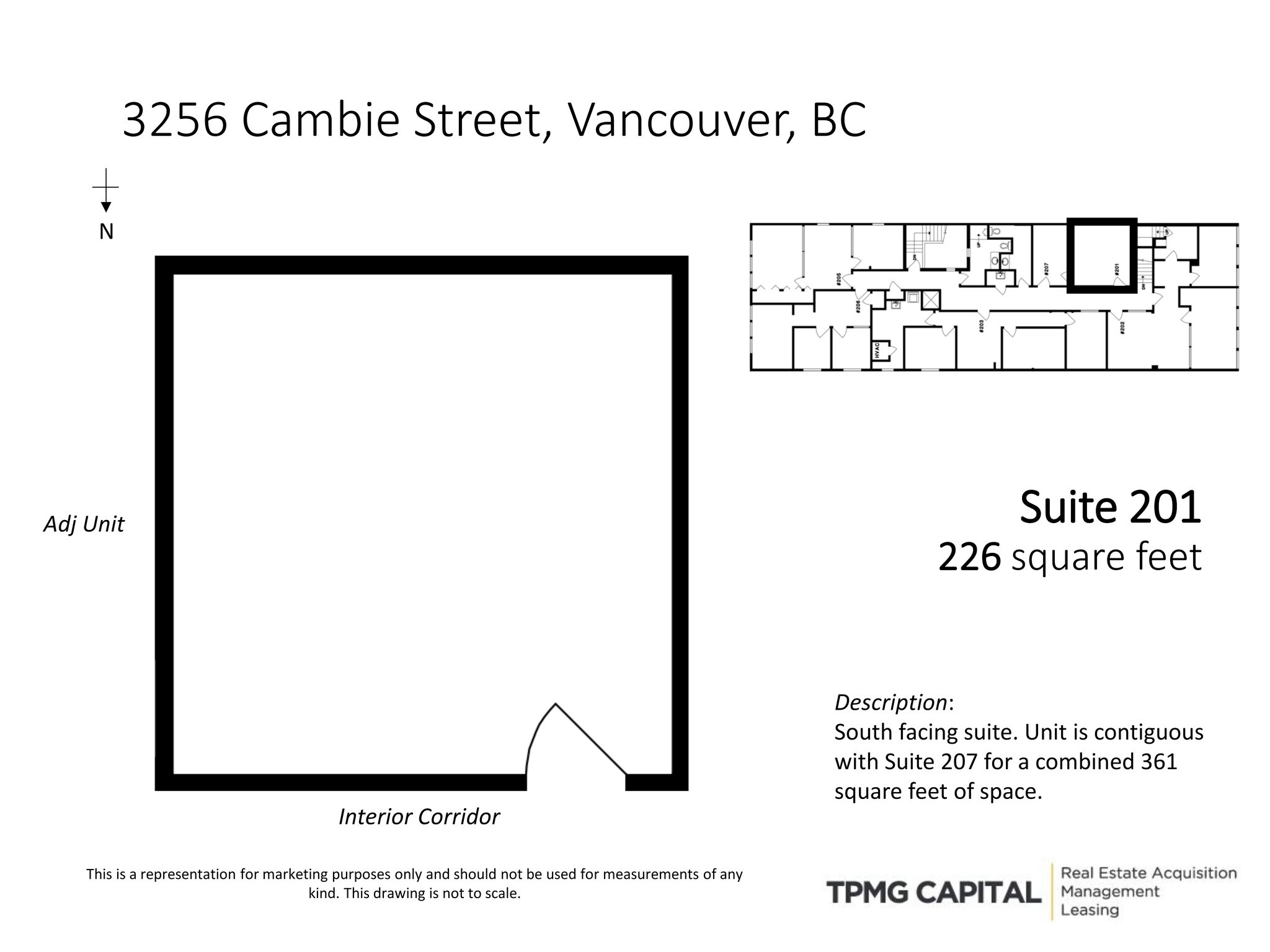 3256 Cambie St, Vancouver, BC à louer Plan de site– Image 1 sur 1