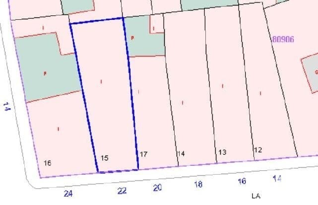 Conjunto de terrenos portefeuille de 5 biens à vendre sur LoopNet.fr - Plan cadastral – Image 3 sur 4