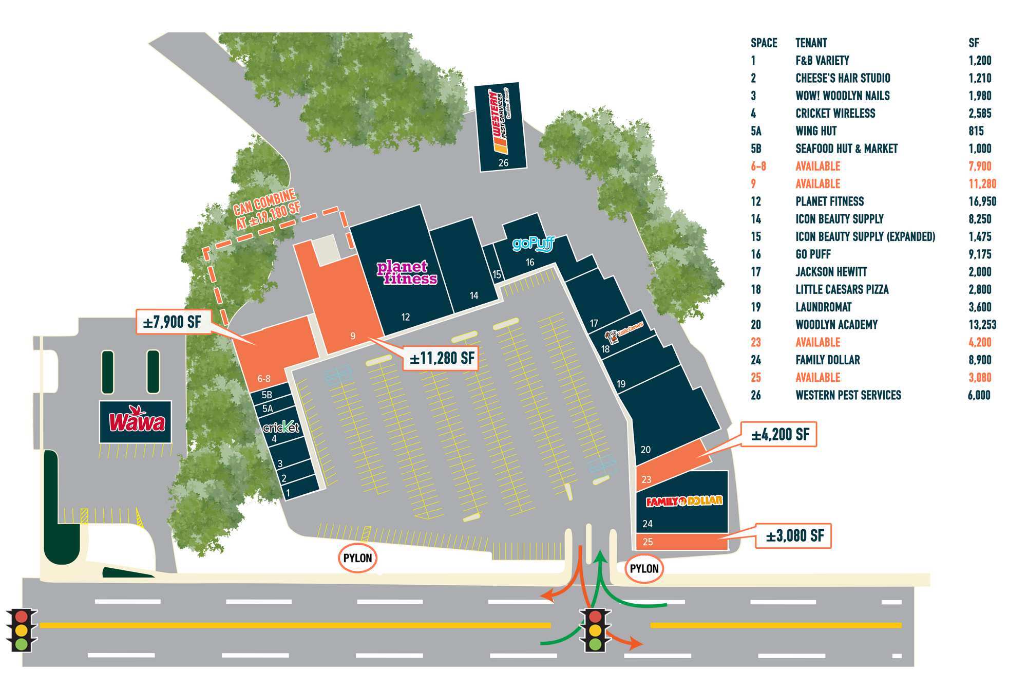 1936 Macdade Blvd, Woodlyn, PA à louer Plan de site– Image 1 sur 1