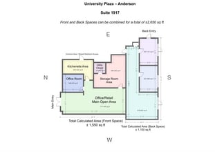 1811-1933 University Blvd, Anderson, IN à vendre Plan d’étage– Image 2 sur 28