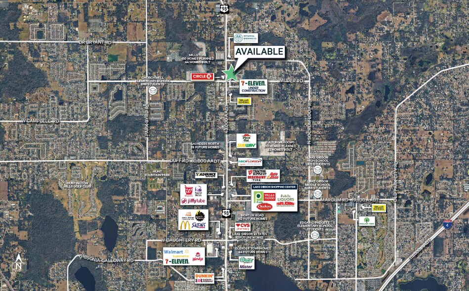 8321 US Highway 98 N, Lakeland, FL à louer - Aérien – Image 2 sur 2