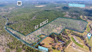 2085 Gmc ln, Crestview, FL - Vue aérienne vue de carte