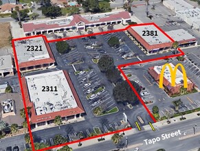2311-2381 Tapo St, Simi Valley, CA - VUE AÉRIENNE  vue de carte
