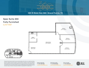 1901 N State Highway 360, Grand Prairie, TX à louer Plan d’étage– Image 1 sur 1