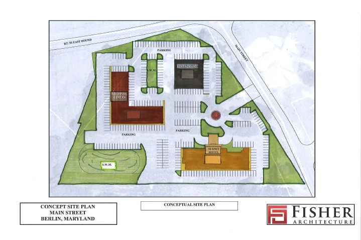 Main St, Berlin, MD à louer - Plan de site – Image 2 sur 2