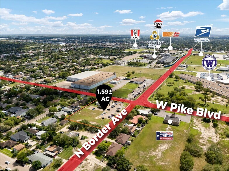 900 N Border, Weslaco, TX à vendre - Aérien – Image 2 sur 9