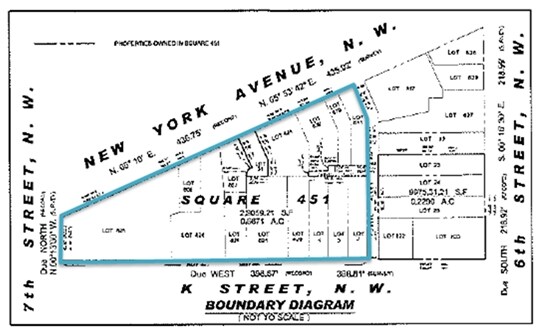 655 K St NW, Washington, DC à louer - Plan cadastral – Image 2 sur 14