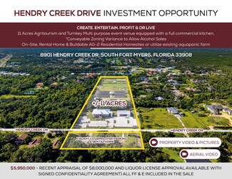 Plus de détails pour 6901 Hendry Creek Dr, Fort Myers, FL - Spécialisé à vendre