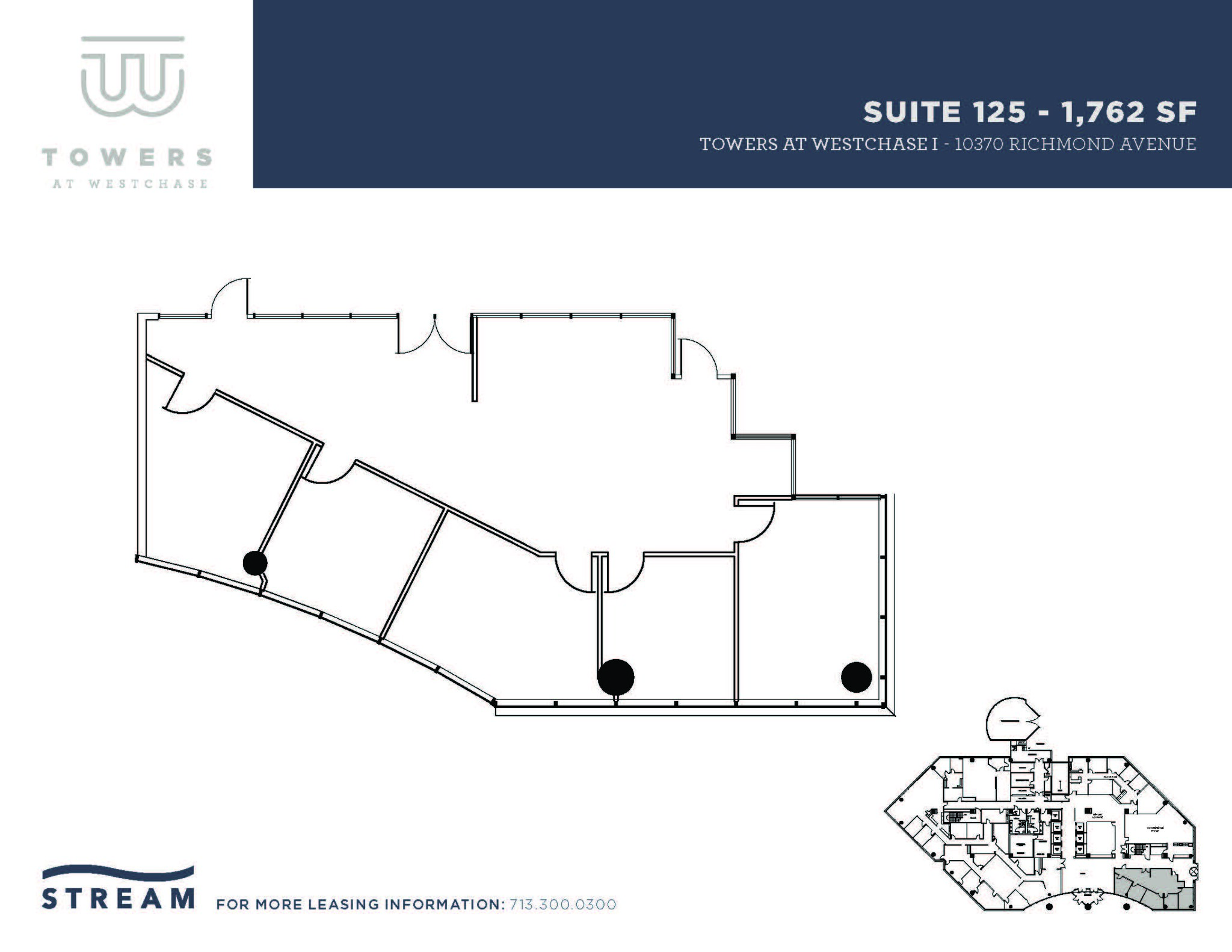 10370 Richmond Ave, Houston, TX à louer Plan d’étage– Image 1 sur 1