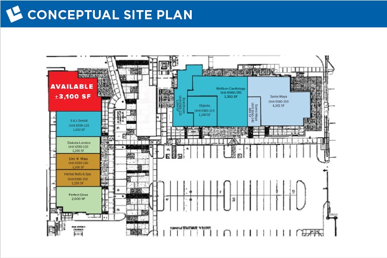 6560 N Scottsdale Rd, Scottsdale, AZ à louer - Plan de site – Image 2 sur 5