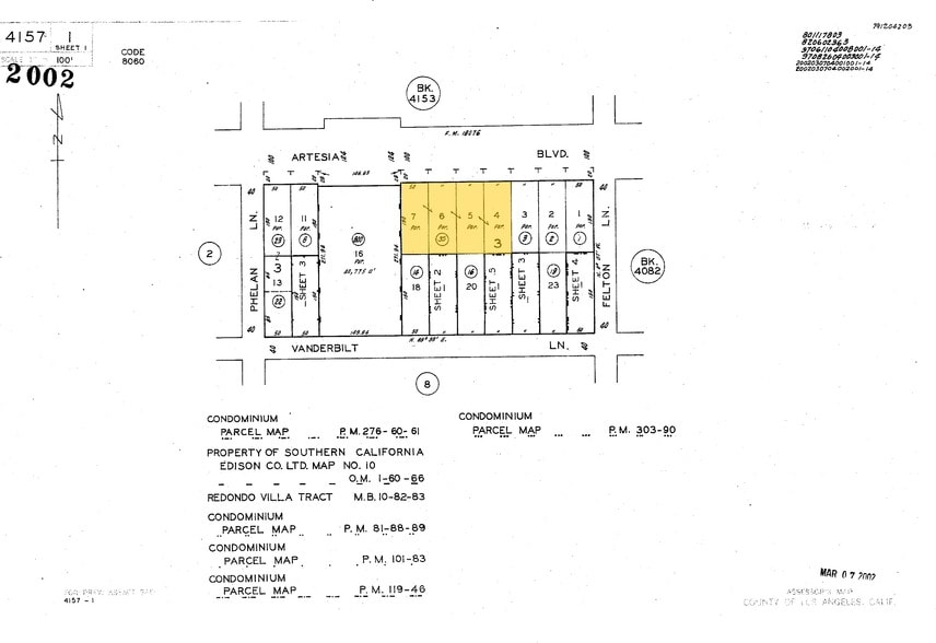2512 Artesia Blvd, Redondo Beach, CA à louer - Plan cadastral – Image 3 sur 36