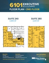 6101 Executive Blvd, North Bethesda, MD à louer Plan d’étage– Image 1 sur 1