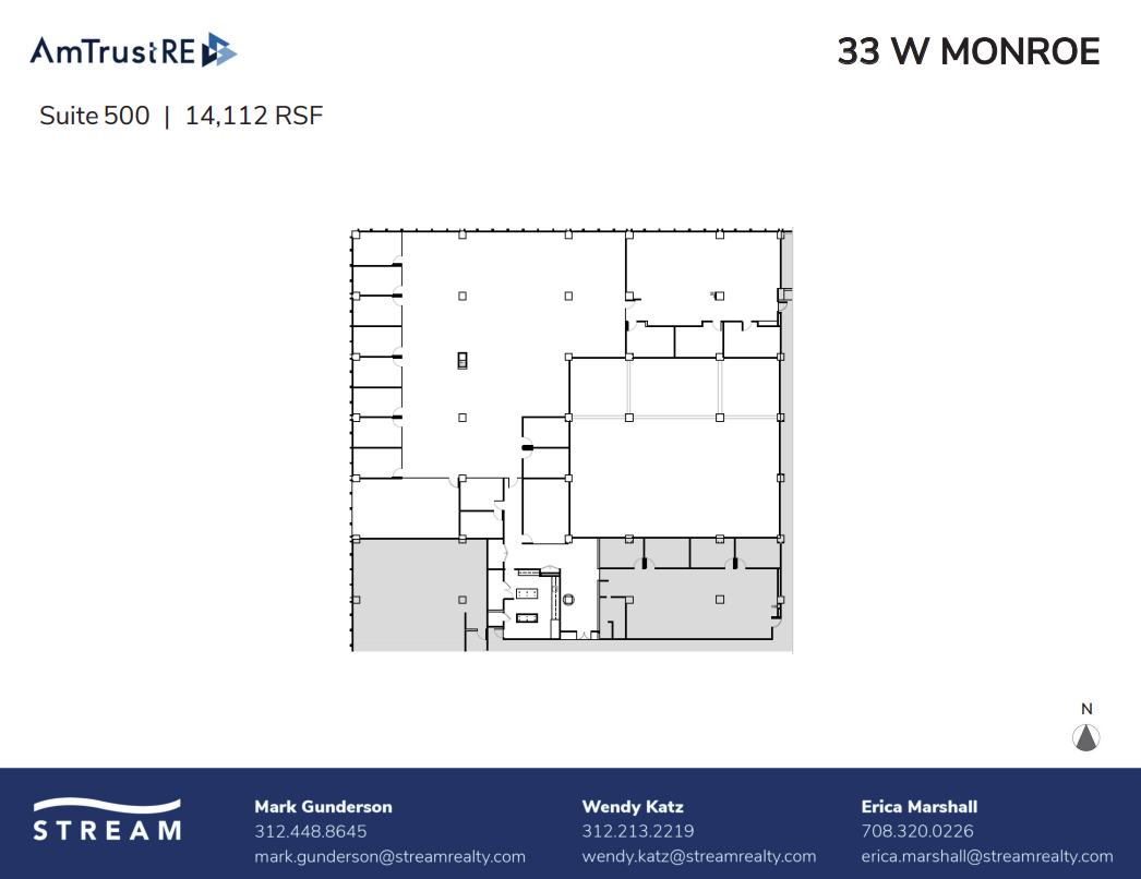 33 W Monroe St, Chicago, IL à louer Plan d’étage– Image 1 sur 1