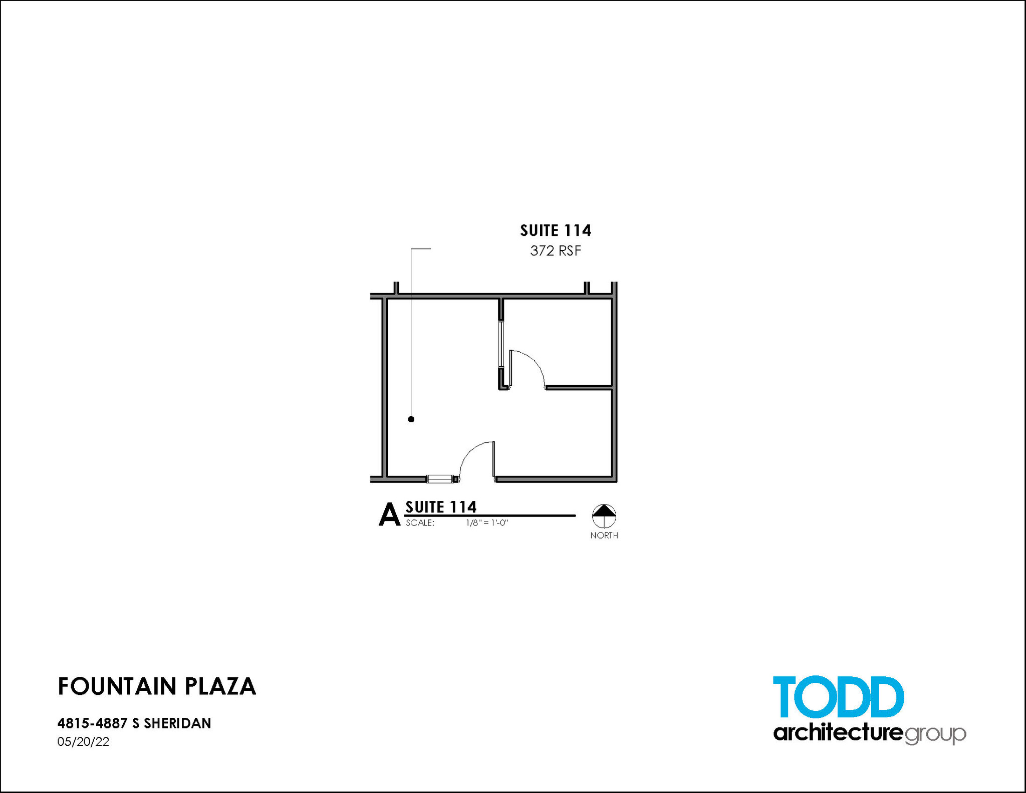 4815-4821 S Sheridan Rd, Tulsa, OK à louer Plan d’étage– Image 1 sur 2