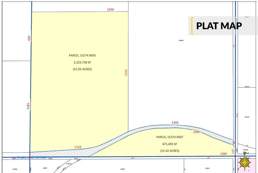 14000 Block West McFarlane Rd, Medical Lake, WA à vendre - Plan cadastral – Image 1 sur 1
