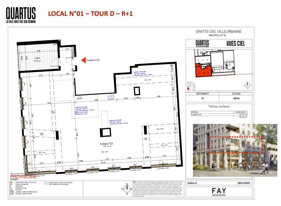 10 Rue Léon Chomel, Villeurbanne, RHO 69100 -  -  - Plan d’étage - Image 1 of 1