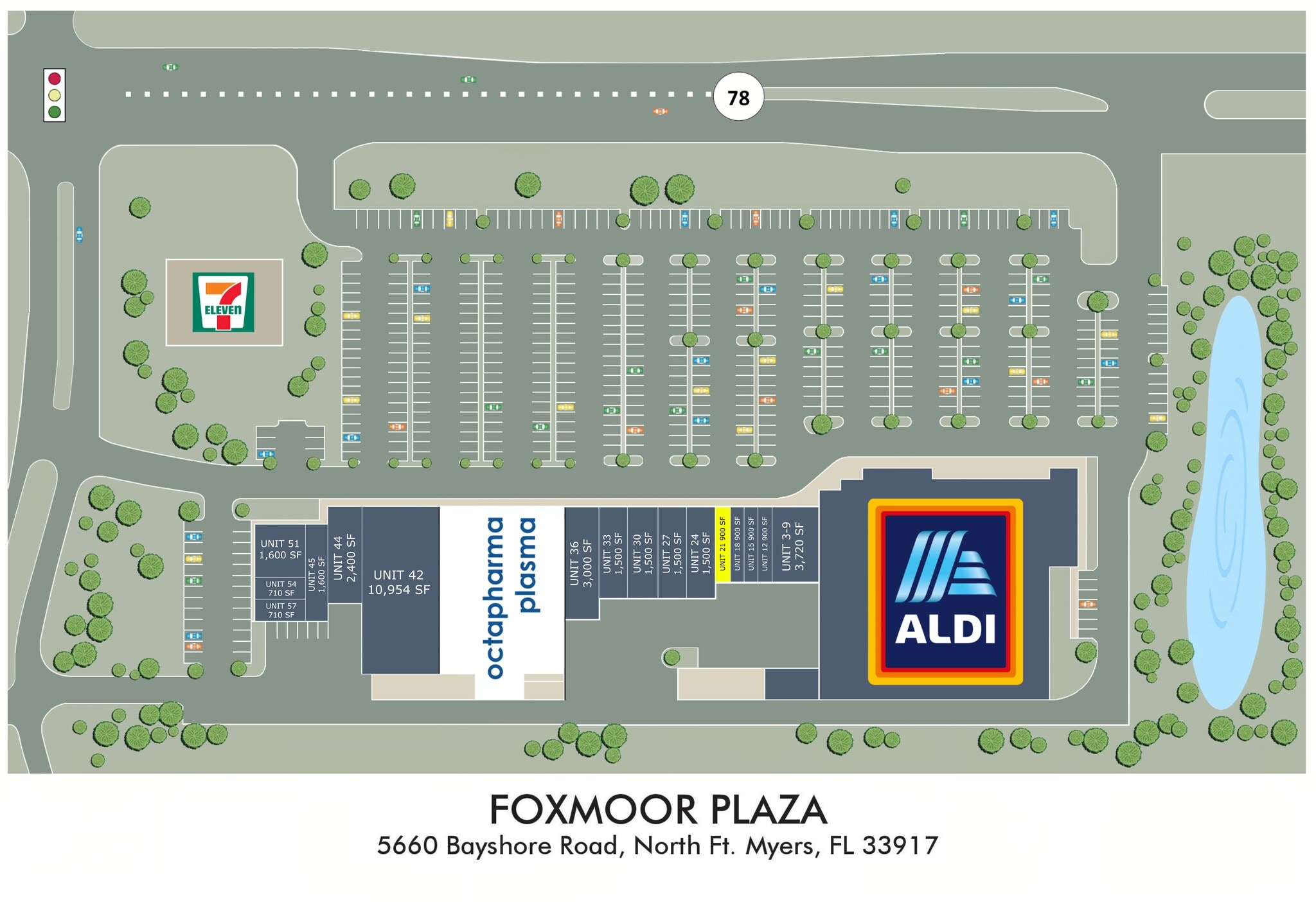 5660 Bayshore Rd, North Fort Myers, FL à louer Plan de site– Image 1 sur 1