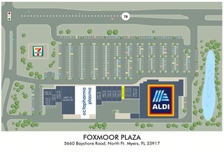 5660 Bayshore Rd, North Fort Myers, FL à louer Plan de site– Image 1 sur 1